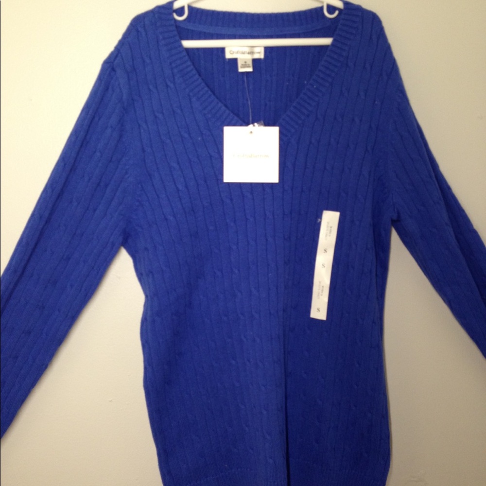Royal blue sweater